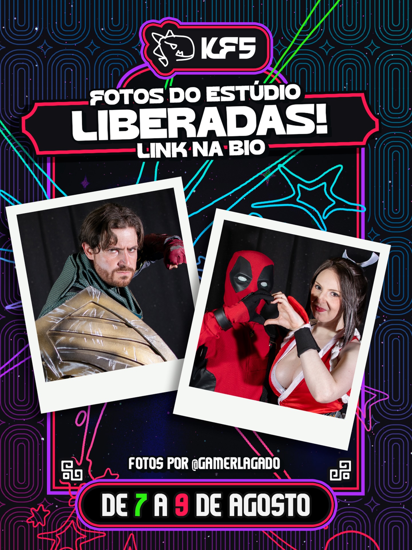 Publicação 9 do Kenko Festival no Instagram