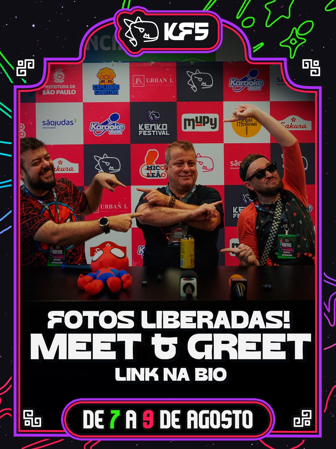 Publicação 10 do Kenko Festival no Instagram